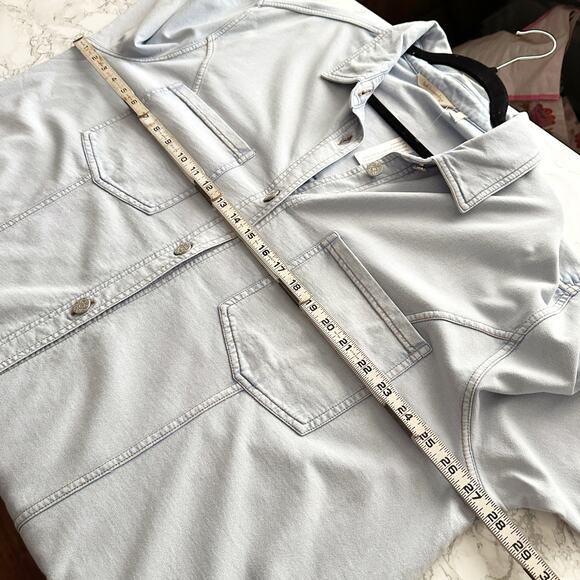 Soft Surroundings Lorelei French Terry Button Front Tunic women’s plus size 1X - Picture 9 of 9